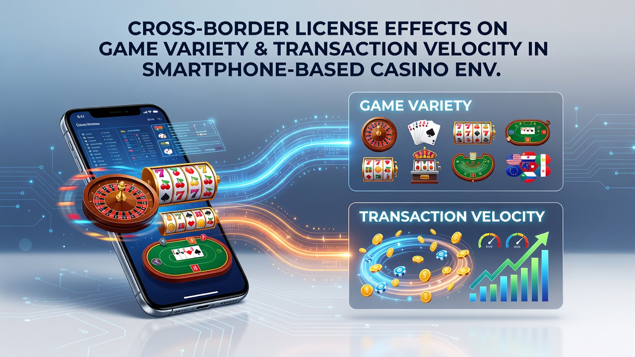Diagramm mit Transaktionsgeschwindigkeiten und Spielangeboten in mobilen Casino-Umgebungen