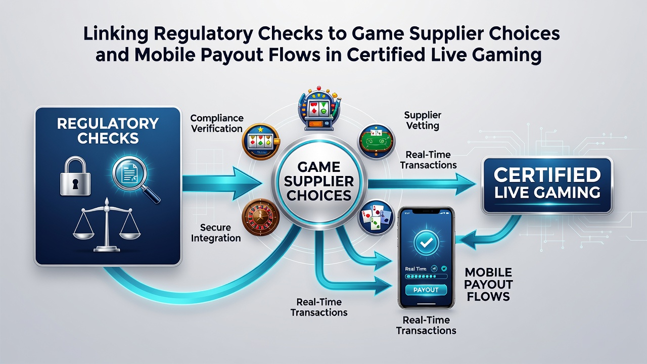 Darstellung von Auszahlungsflüssen und Supplier-Integration in zertifizierten mobilen Live-Gaming-Apps