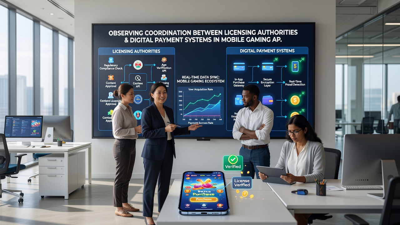 Illustration der Abstimmung regulatorischer und finanzieller Systeme in Gaming-Anwendungen
