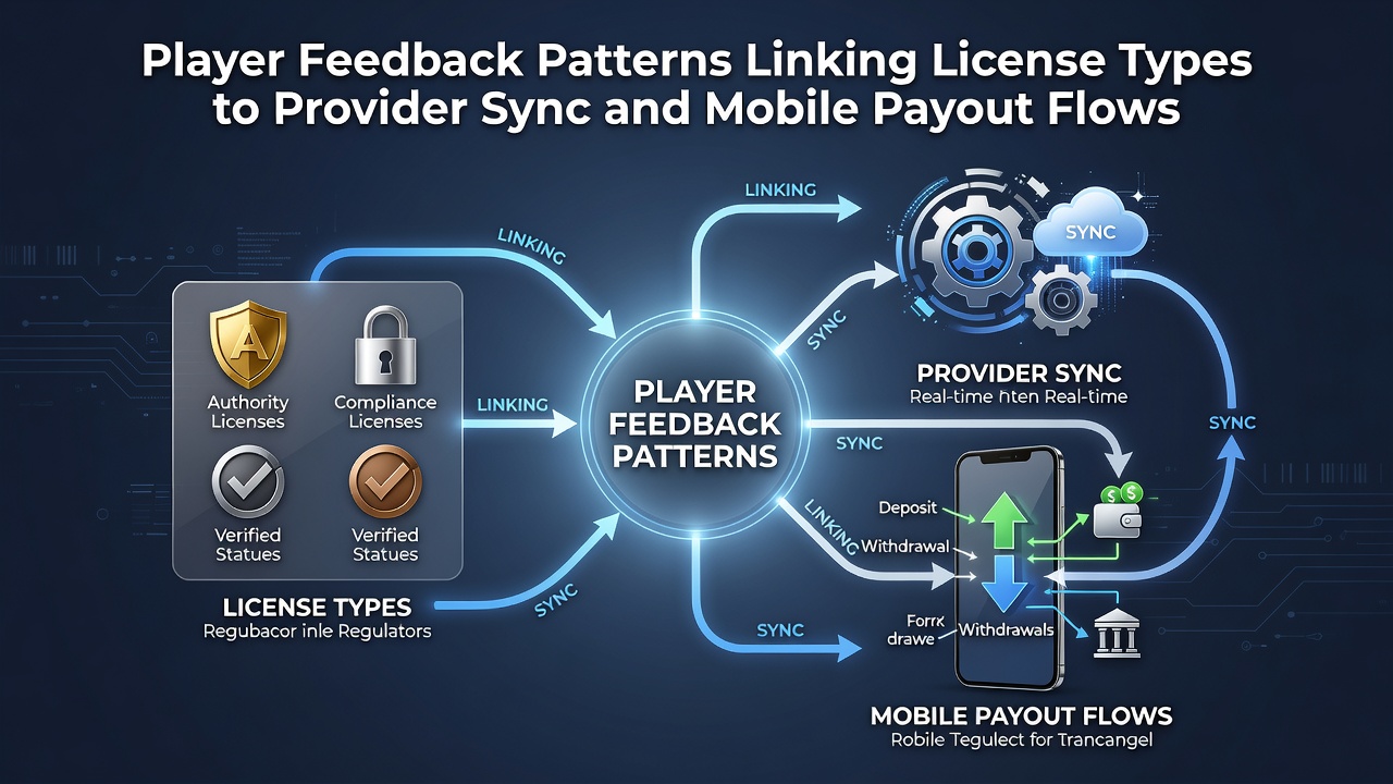 Grafische Darstellung von Spielerfeedback-Mustern in lizenzierten mobilen Casinos mit Fokus auf Provider-Synchronisation und Auszahlungsflüsse