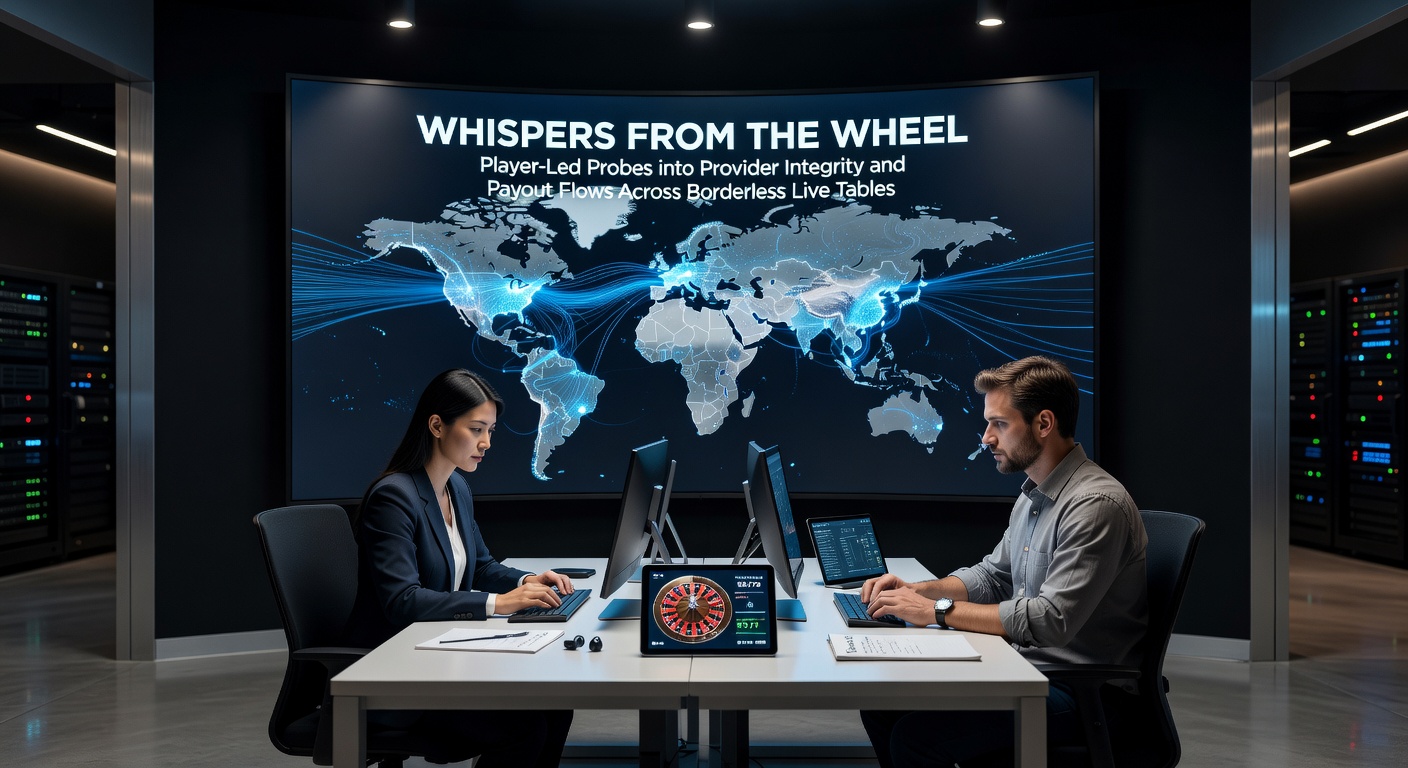 Live-Roulette-Tisch mit Spielern, die Daten analysieren, während das Rad dreht – Symbol für player-led Untersuchungen in Echtzeit